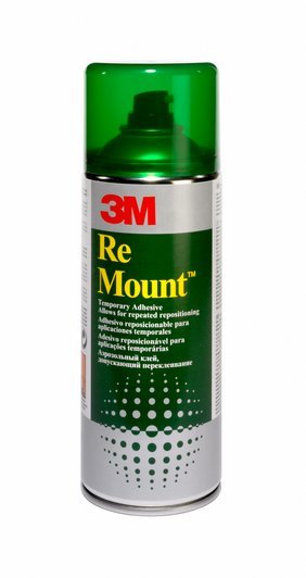 Pegamento en spray 3M ReMount 400 ml.