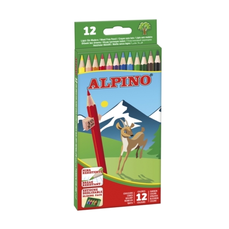 Caja de 12 lápices de colores Alpino