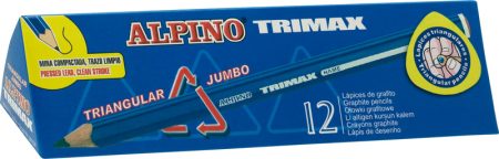 Caja de 12 lapiceros HB Junior Trimax Alpino