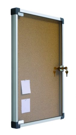 Vitrina de corcho con puerta abatible de 38 x 50 cm Planning Sisplamo