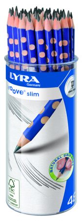 Bote de 48 lapiceros de grafito Lyra Groove Slim HB