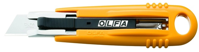 Cutter metálico con hoja auto-retráctil de 18 mm Olfa SK-4