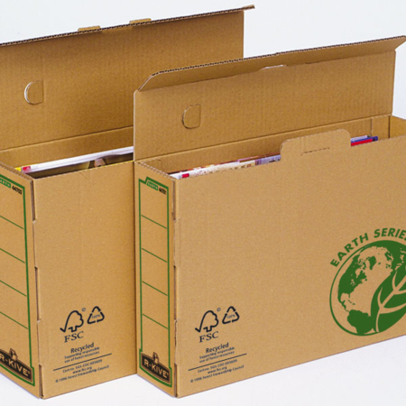 Paquete de 20 cajas de cartón A4 para archivo definitivo con lomo de 80 mm Fellowes