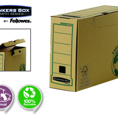 Paquete de 20 cajas de cartón Fº para archivo definitivo con lomo de 100 mm Fellowes
