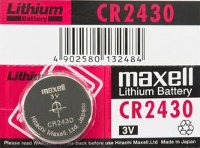Blíster de 1 pila de botón CR2430 de 3V Maxell