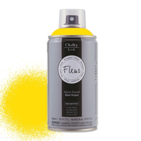Pintura en spray chalky look de Fleur 300 ml Primary Yellow