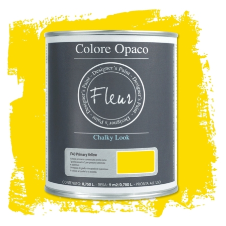 Pintura chalky look de Fleur 750 ml Primary Yellow