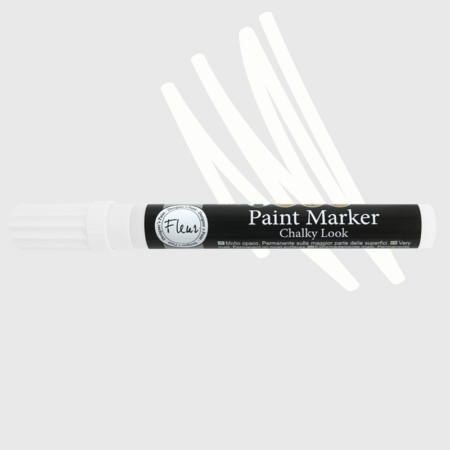 Marcador de pintura 2-4 mm Fleur Titanium White