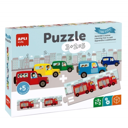 Puzzle sumas Transportes