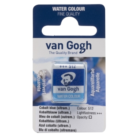 Pastilla de acuarela Van Gogh azul cobalto (ultramar)