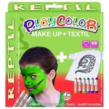 MAQUILLAJE PLAYCOLOR POCKET+TEXTIL ONE REPTIL