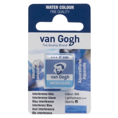 Pastilla de acuarela Van Gogh azul interferencia