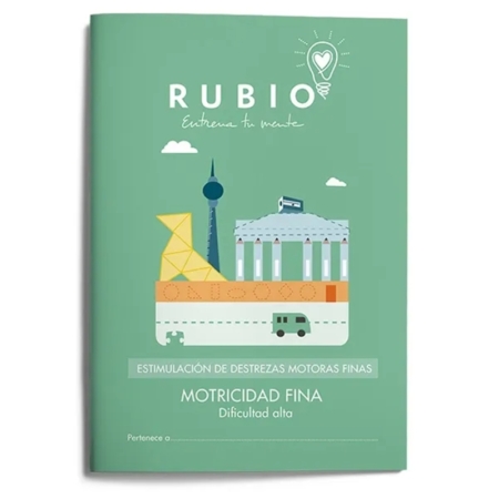Cuaderno Rubio estimulación de destrezas motoras finas motricidad fina dificultad alta