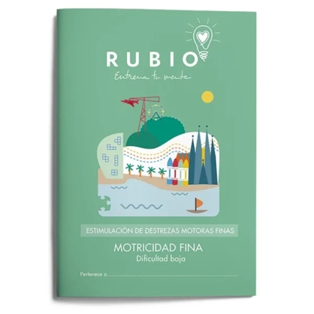 Cuaderno Rubio estimulación de destrezas motoras finas motricidad fina dificultad baja