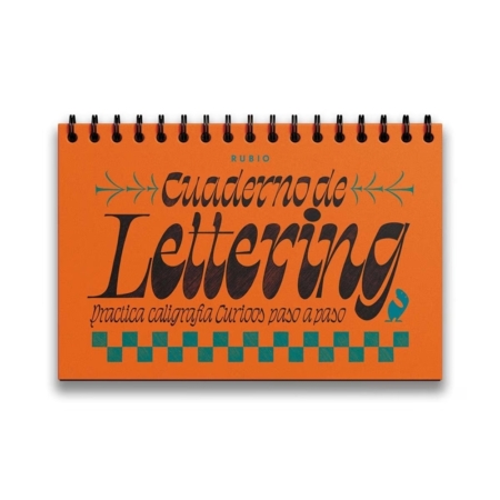 Cuaderno de lettering – Practica caligrafía Curioos