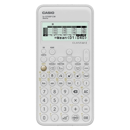 Calculadora científica Casio fx-570 SP CW