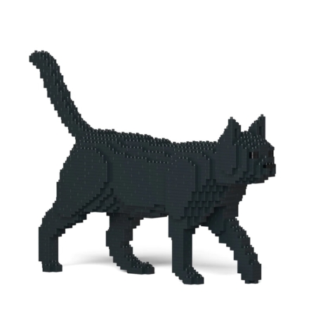 Bloques de construcción Jekca gato negro pequeño