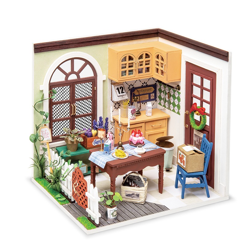 Maqueta DIY casa en miniatura Mrs Charlie’s Dining Room