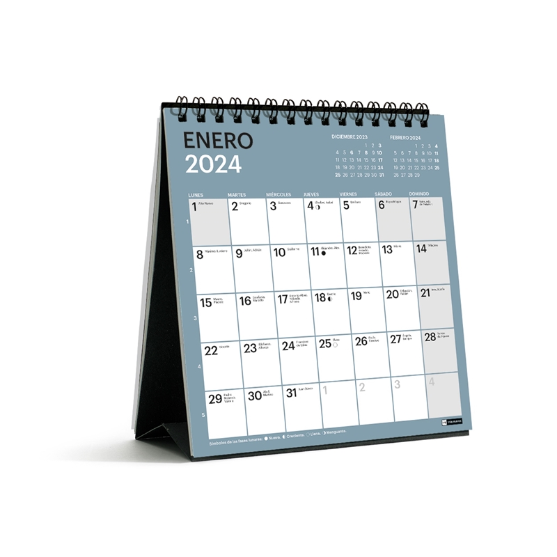 Calendario de sobremesa 2024 Miquelrius 14x15 cm Chromat