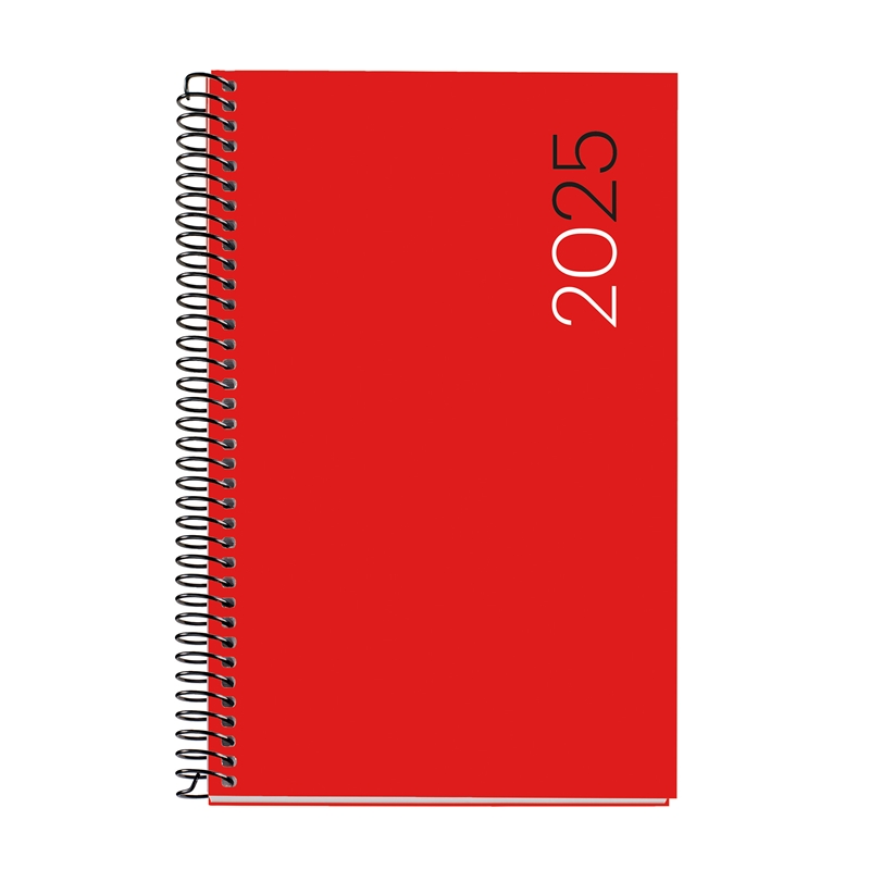 Agenda 2025 Miquelrius Activa día página PP City rojo