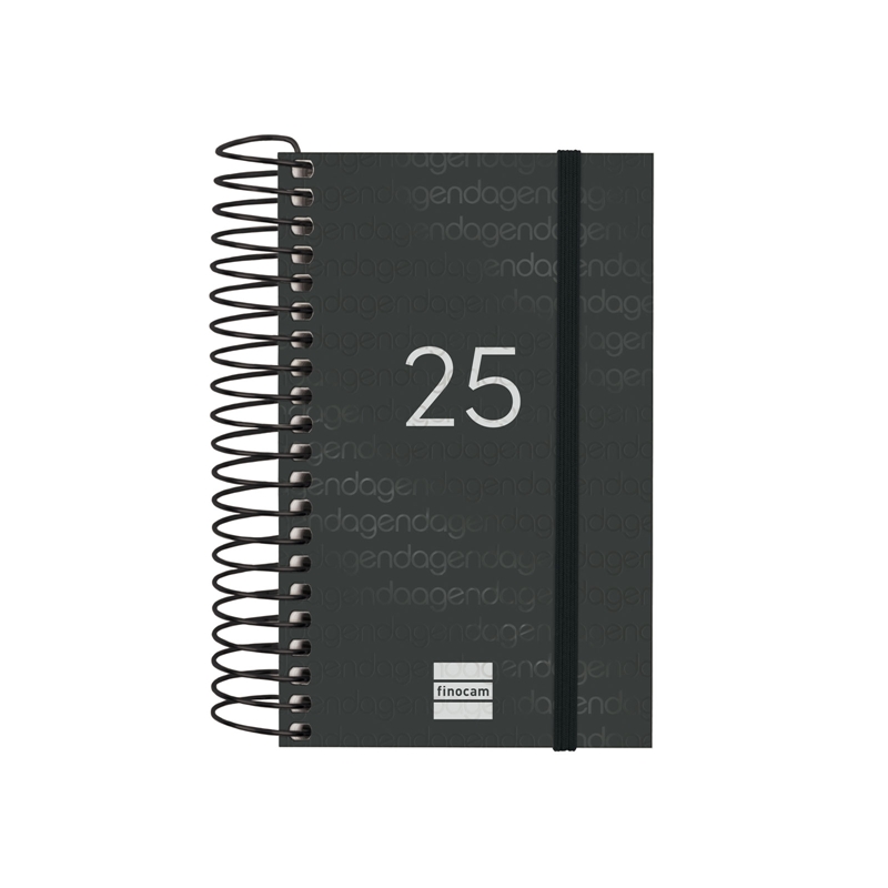 Agenda 2025 Finocam Year E3 1 día página negro